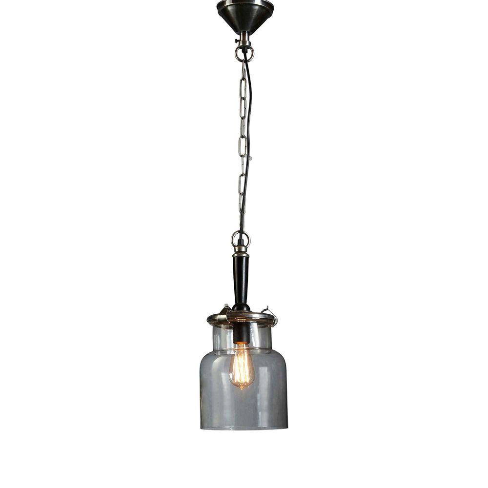 Buy Pendant Lights Australia Haiti 1 Light Pendant Silver - ELPIM51295AS