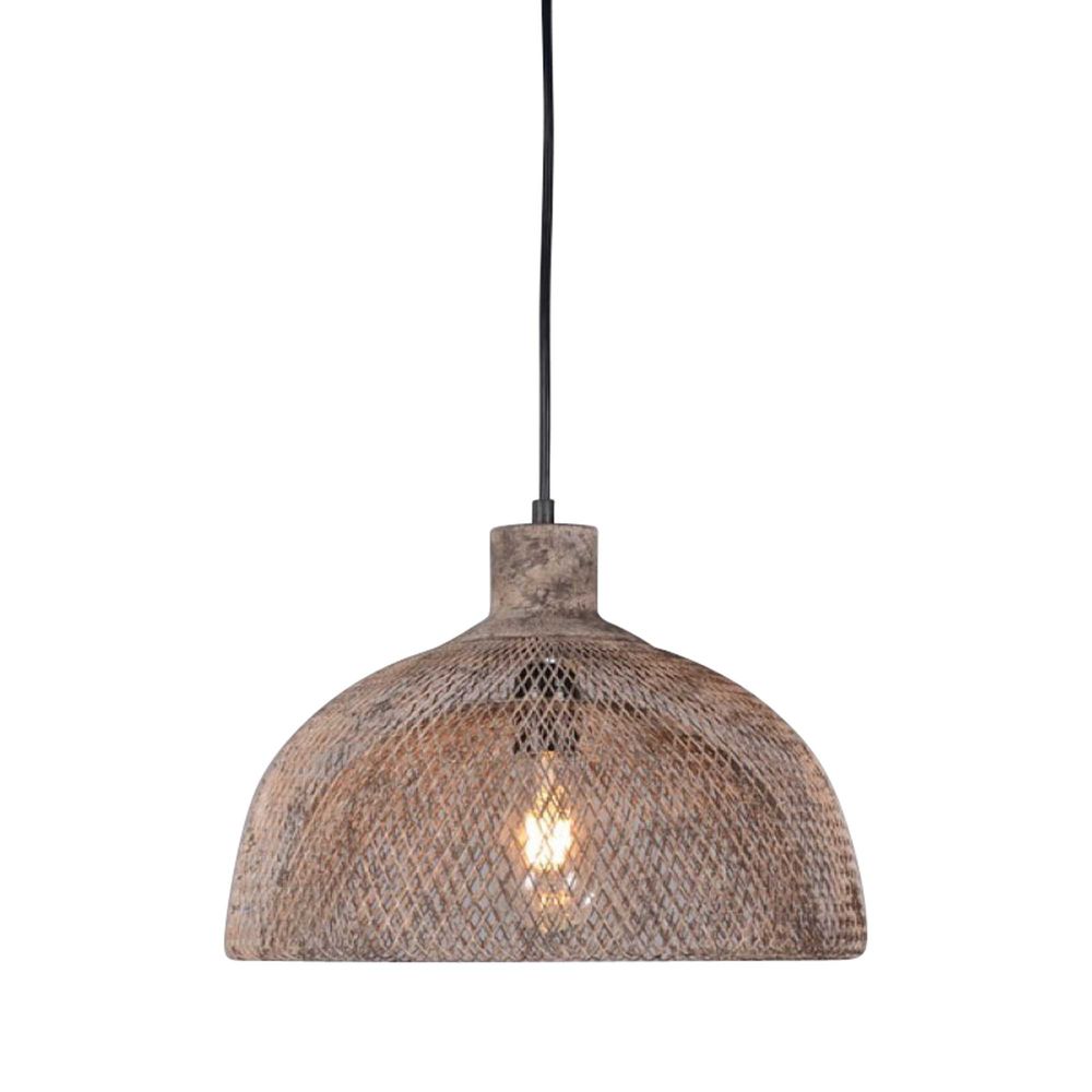 Buy Pendant lights australia - Valentino Medium 1 Light Pendant Rustic - ELZR6355M