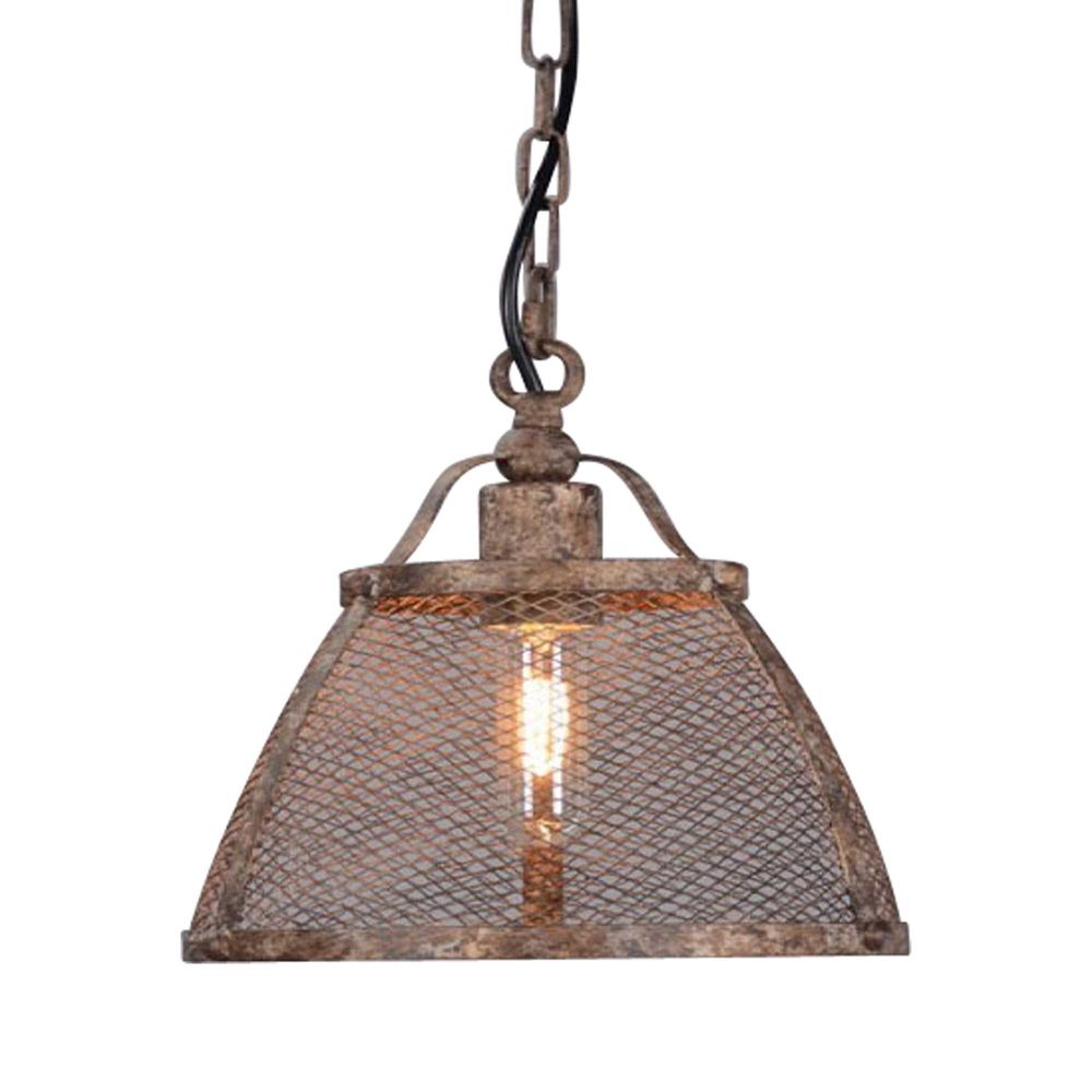 Buy Pendant Lights Australia Lorenzo Medium 1 Light Pendant Rustic - ELZR6344S