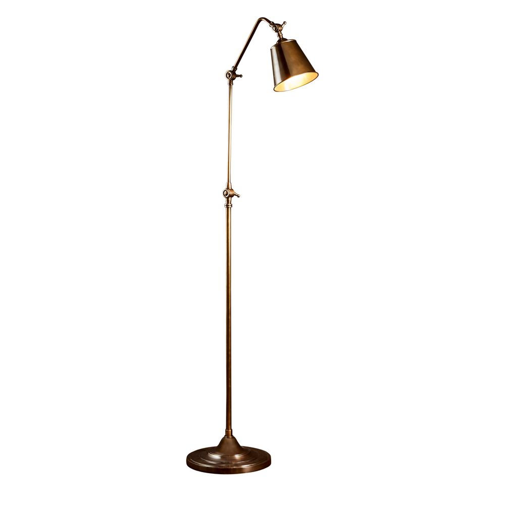 Buy Floor Lamps Australia Newbury Floor Lamp Antique Brass - ELPIM51359AB