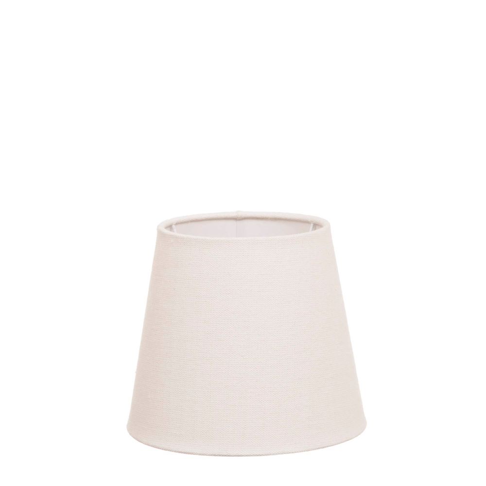XXS Taper Lamp Shade (7x5x6 H) - Textured Ivory - Linen Lamp Shade - ELSZ756IVEU