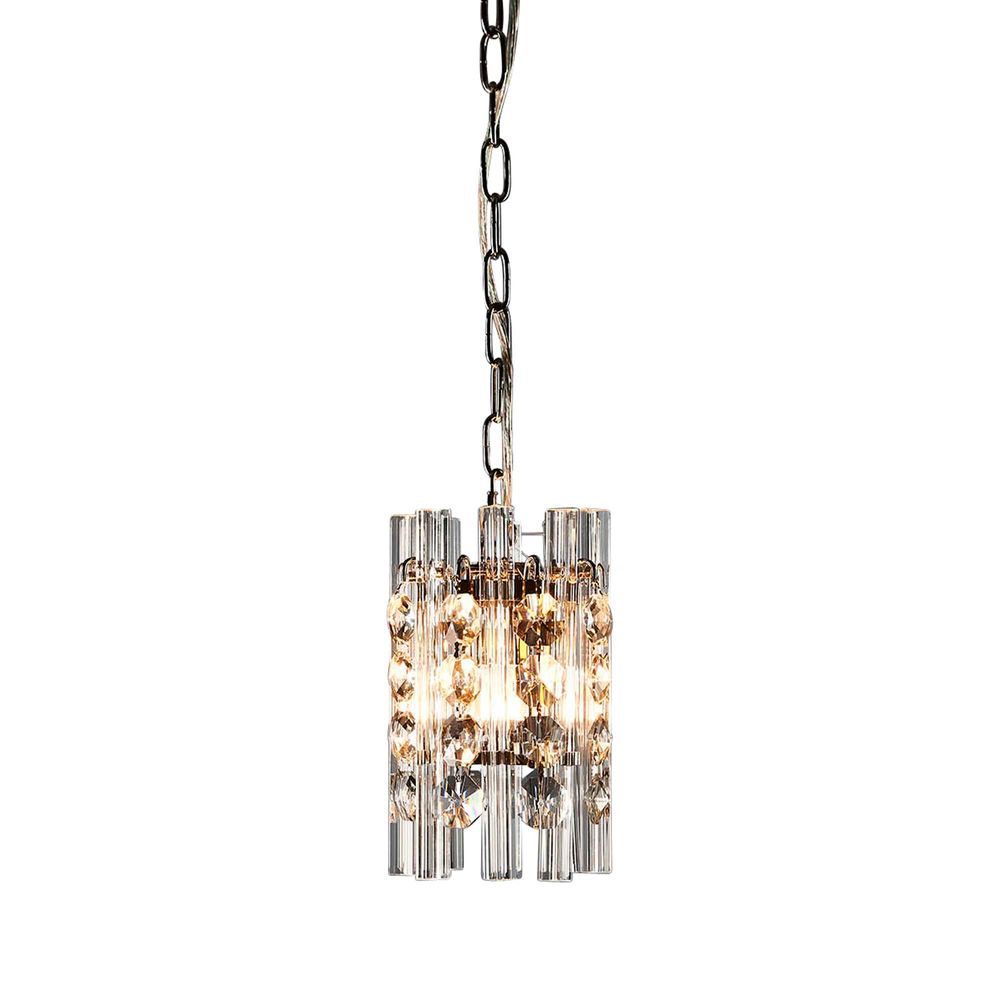 Buy Pendant Lights Australia Monza 1 Light Pendant Nickel - ELZR7526