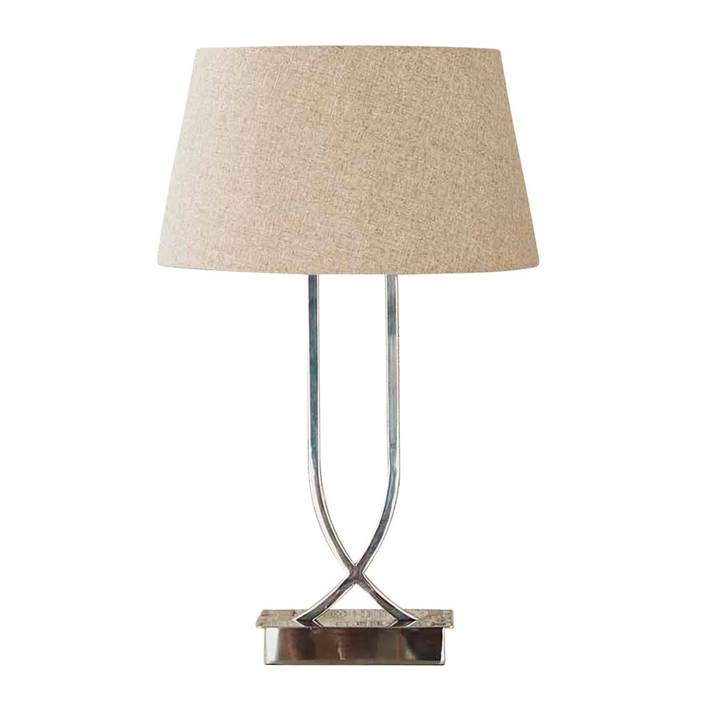 Southern Cross Modern Table Lamp Base Only - Shiny Nickel - ELZS60754SN