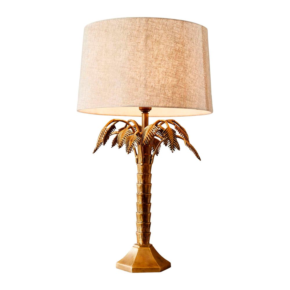 Rosebay 1 Light Table Lamp Antique Brass - ELTJ84786