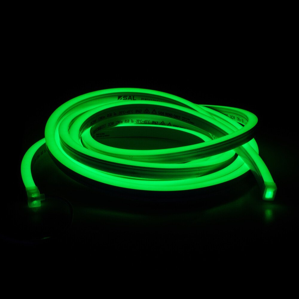 Buy LED Strip Lights Australia FLN2412 24V 12W Dimmable Flexible Neon Strip Light Top Bend 1 Meter RGB IP66