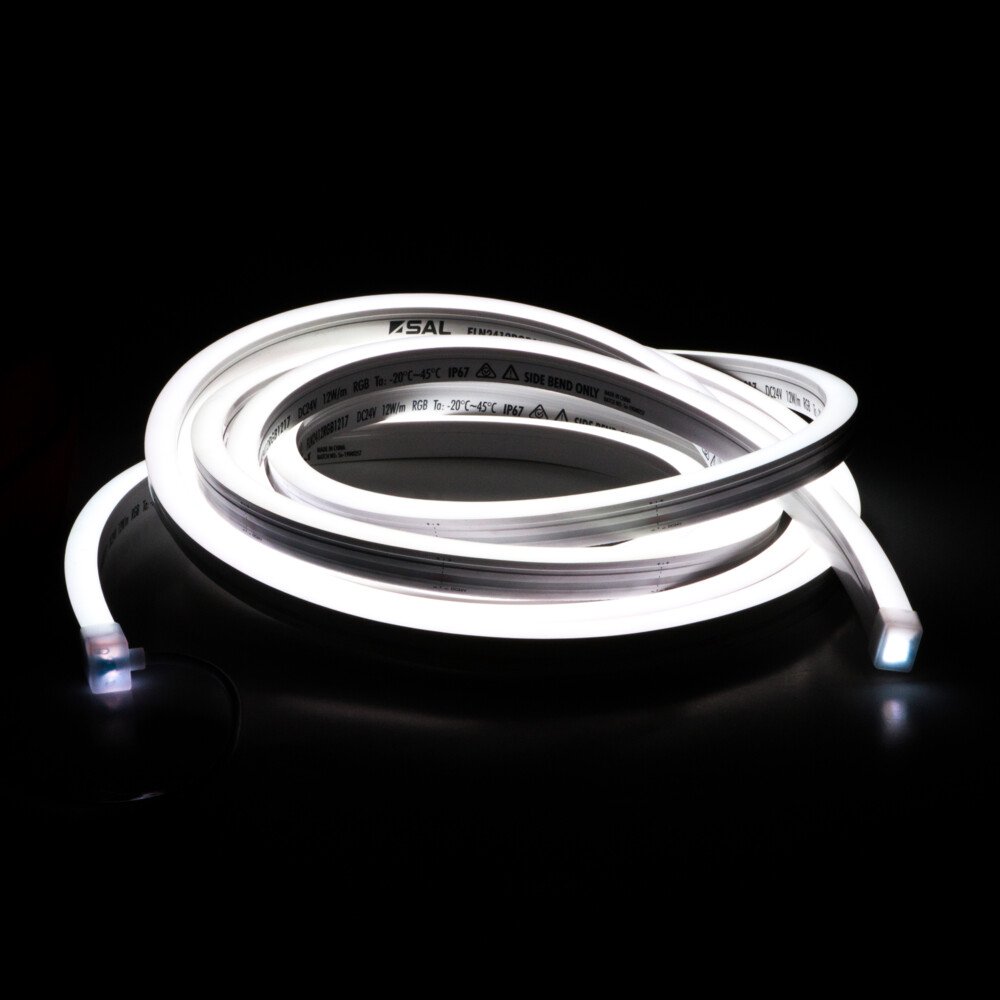 Buy LED Strip Lights Australia FLN2412 24V 12W Dimmable Flexible Neon Strip Light Top Bend 1 Meter RGB IP66