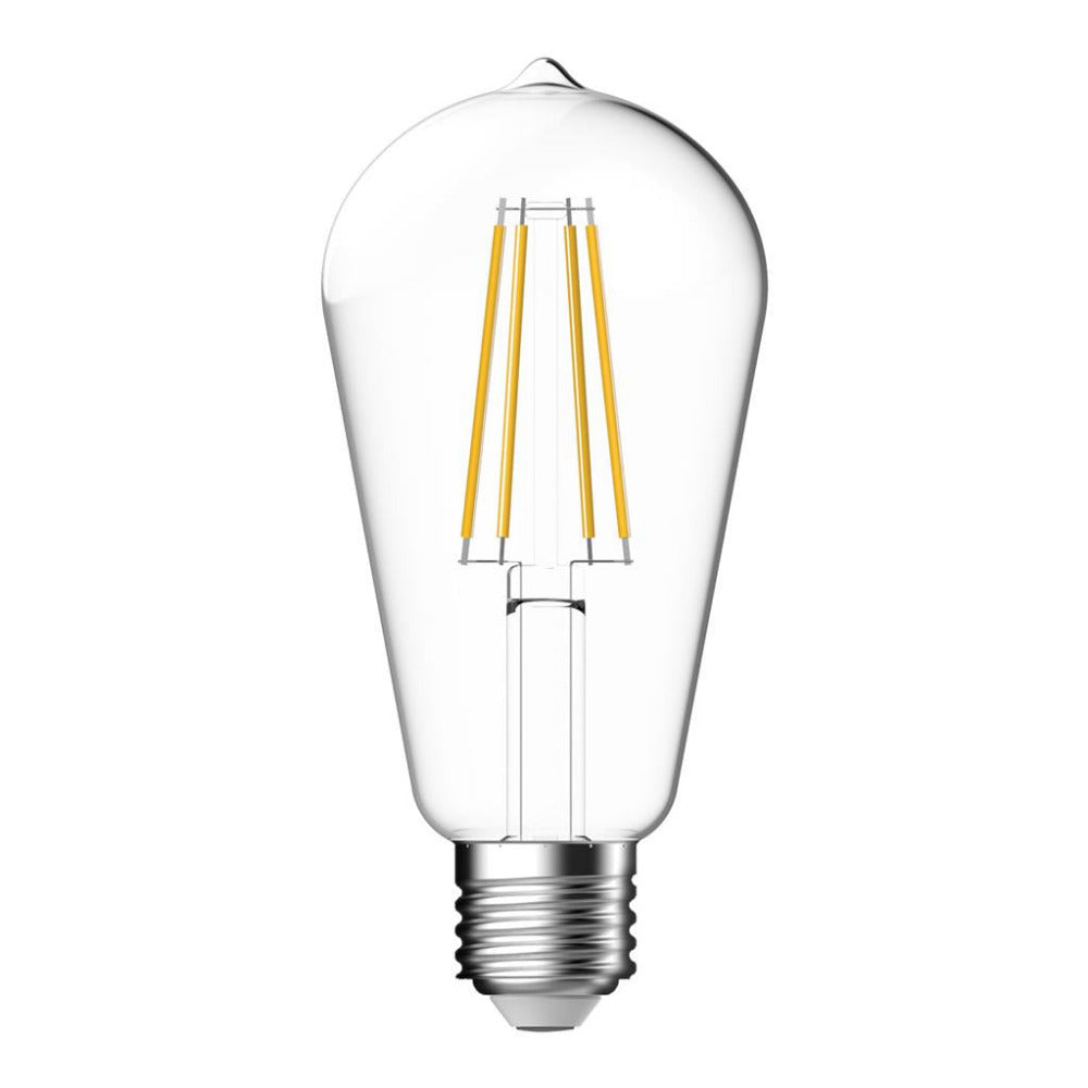 Buy LED Filament Globes Australia ST64 LED Filament Globe ES 240V 7.5W Clear Glass 6500K - 65937