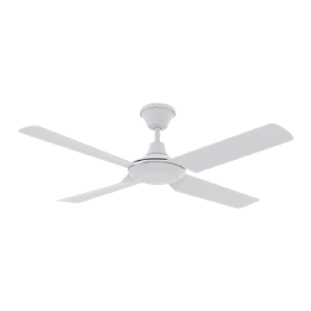 Buy DC Ceiling Fans With Light Australia Fresco DC Ceiling Fan 52" White LED Light White - 60091