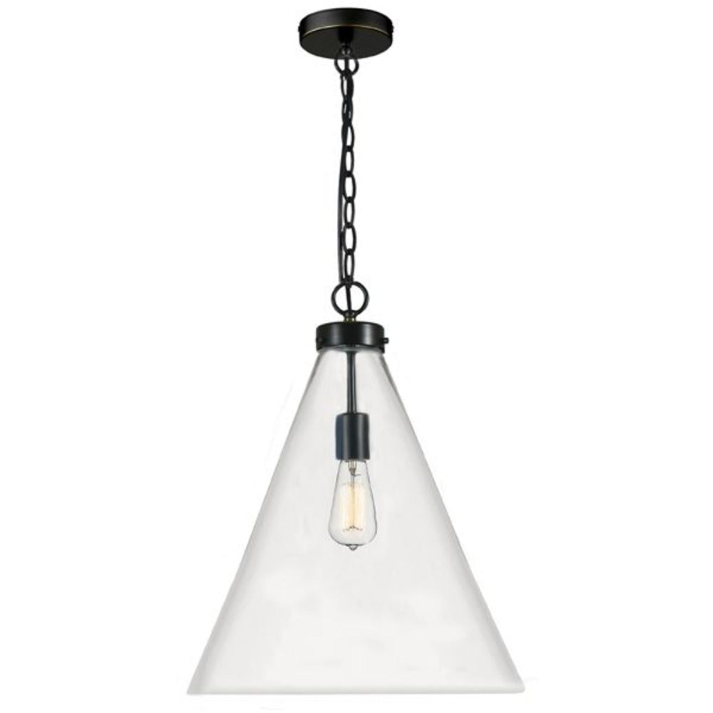 Buy Pendant Lights Australia Gatsby Large 1 Light Pendant Bronze - 1000219