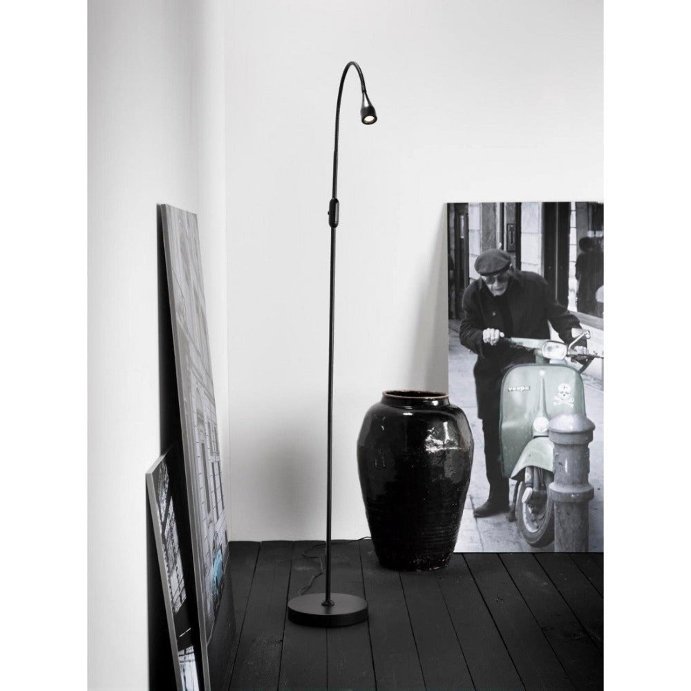 Buy Floor Lamps Australia Mento 1 Light Floor Lamp Black - 75594003