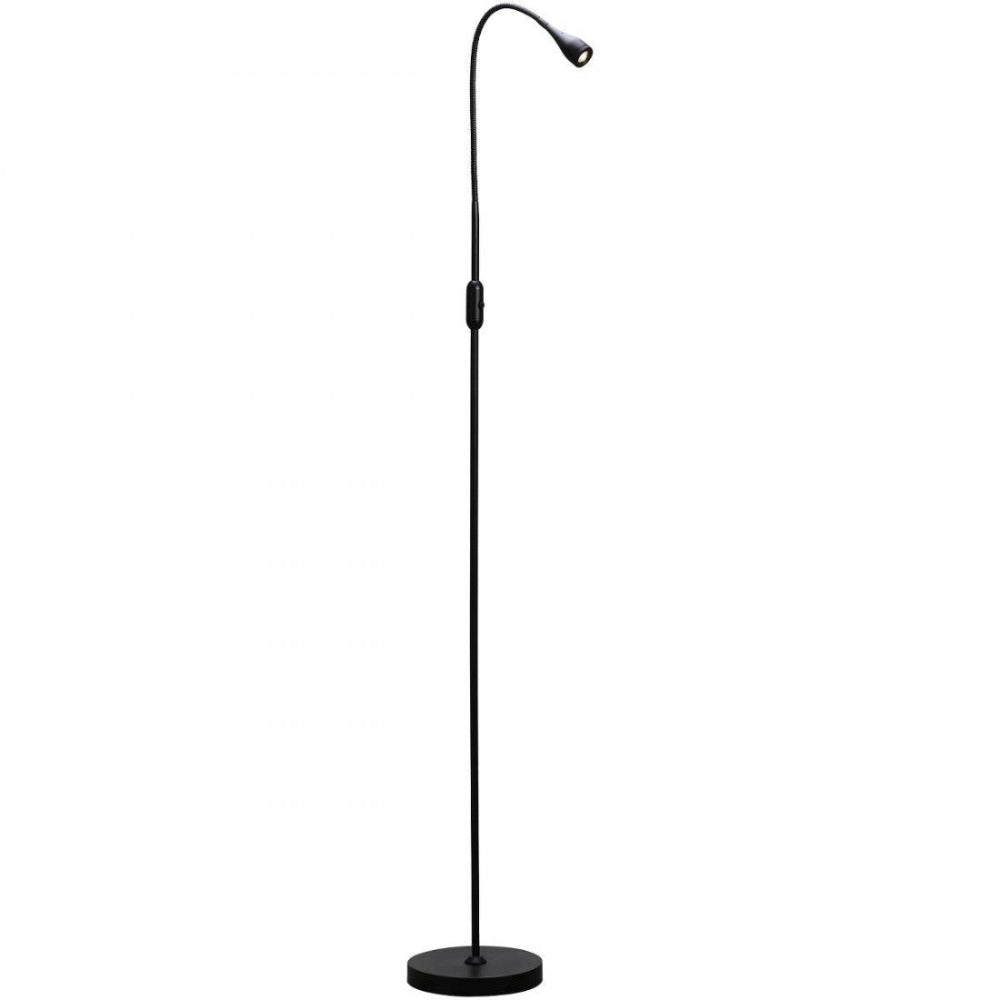 Buy Floor Lamps Australia Mento 1 Light Floor Lamp Black - 75594003
