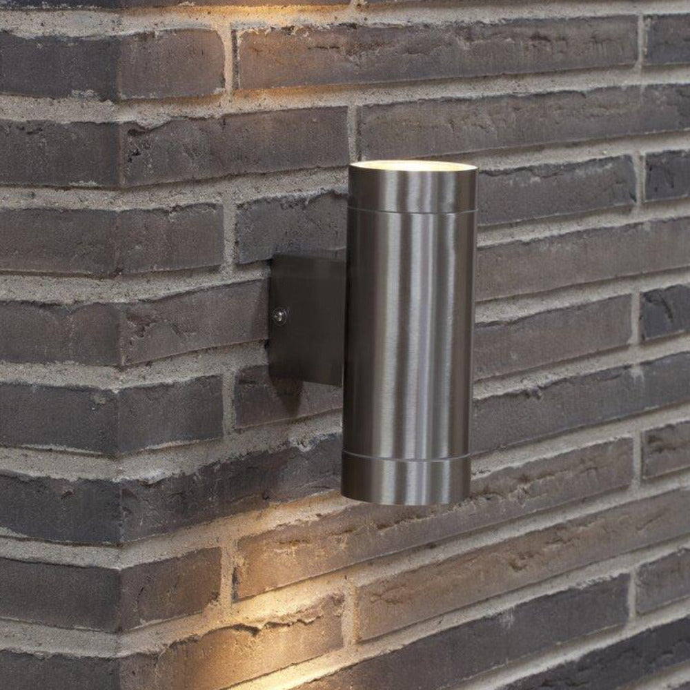 Tin Maxi Up/Down Wall Light Stainless Steel - 21519934