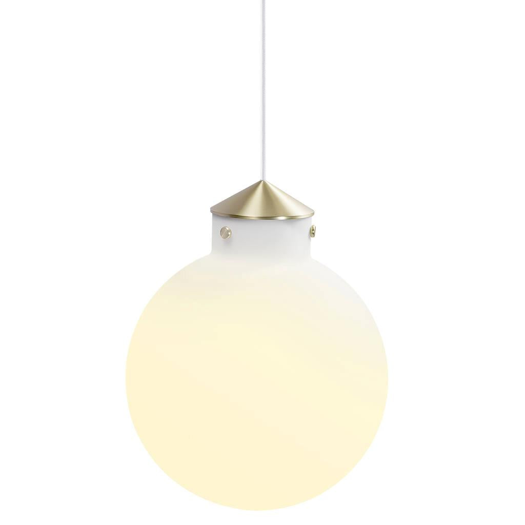 Buy Pendant Lights Australia Raito 30 Large Round Pendant Opal White - 48023001