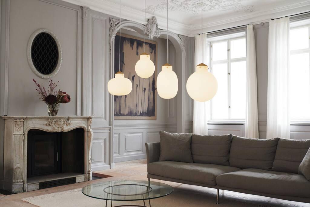 Buy Pendant Lights Australia Raito 30 Large Round Pendant Opal White - 48023001