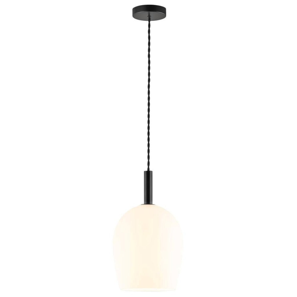 Buy Pendant Lights Australia Uma 1 Light Small Pendant Opal White - 2112703001