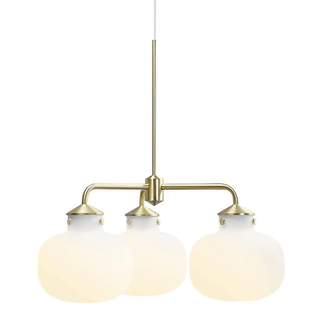 Buy Island Pendant Lights Australia Raito 3 Light Island Pendant Opal White - 48053001