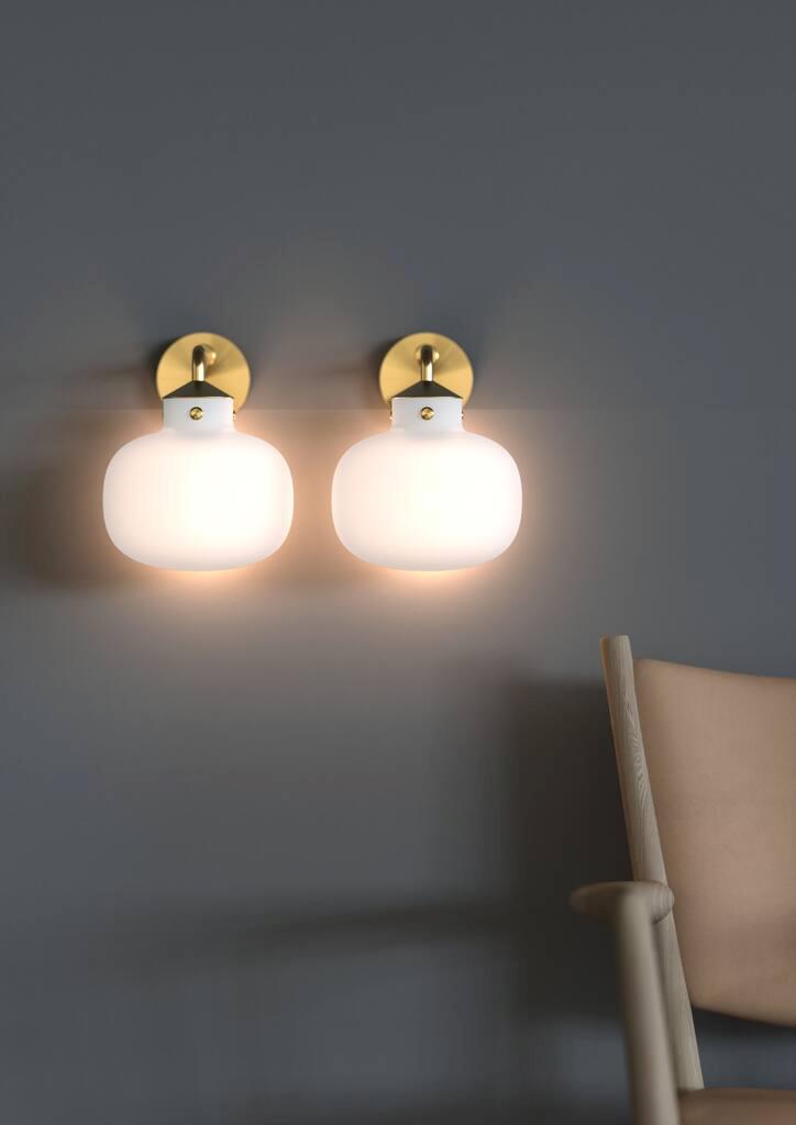 Buy Wall Sconce Australia Raito 1 Light Wall Light Opal White - 48091001