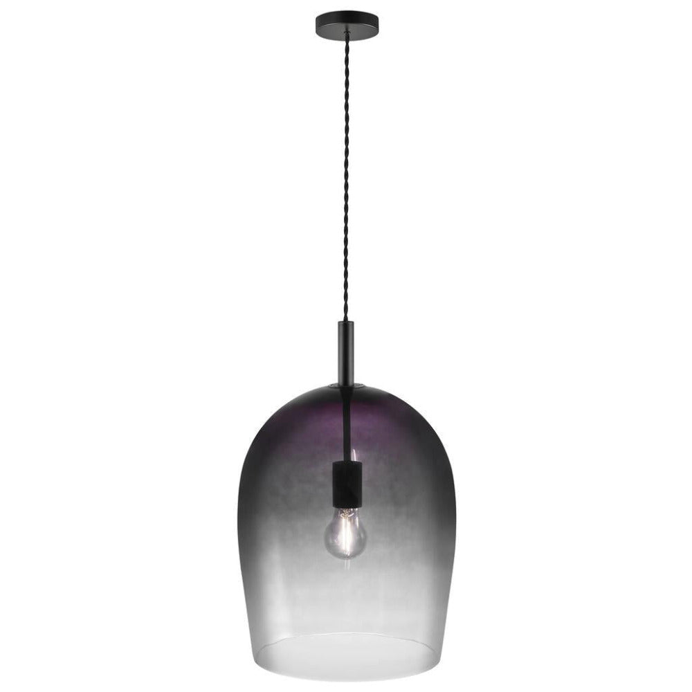 Uma 1 Light Large Pendant Grey - 2112733047