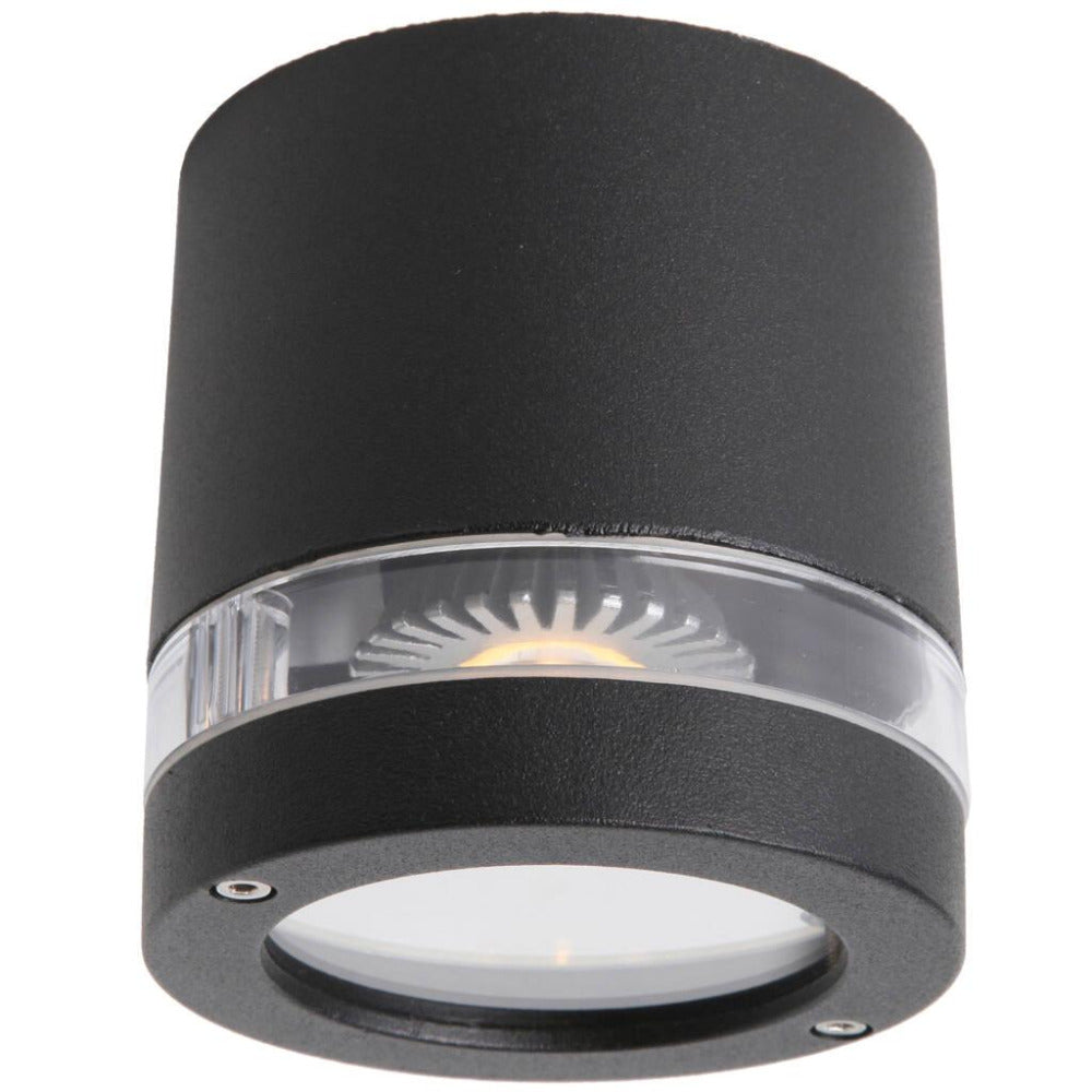 Focus 1 Light Outdoor Ceiling Light Black - 874223