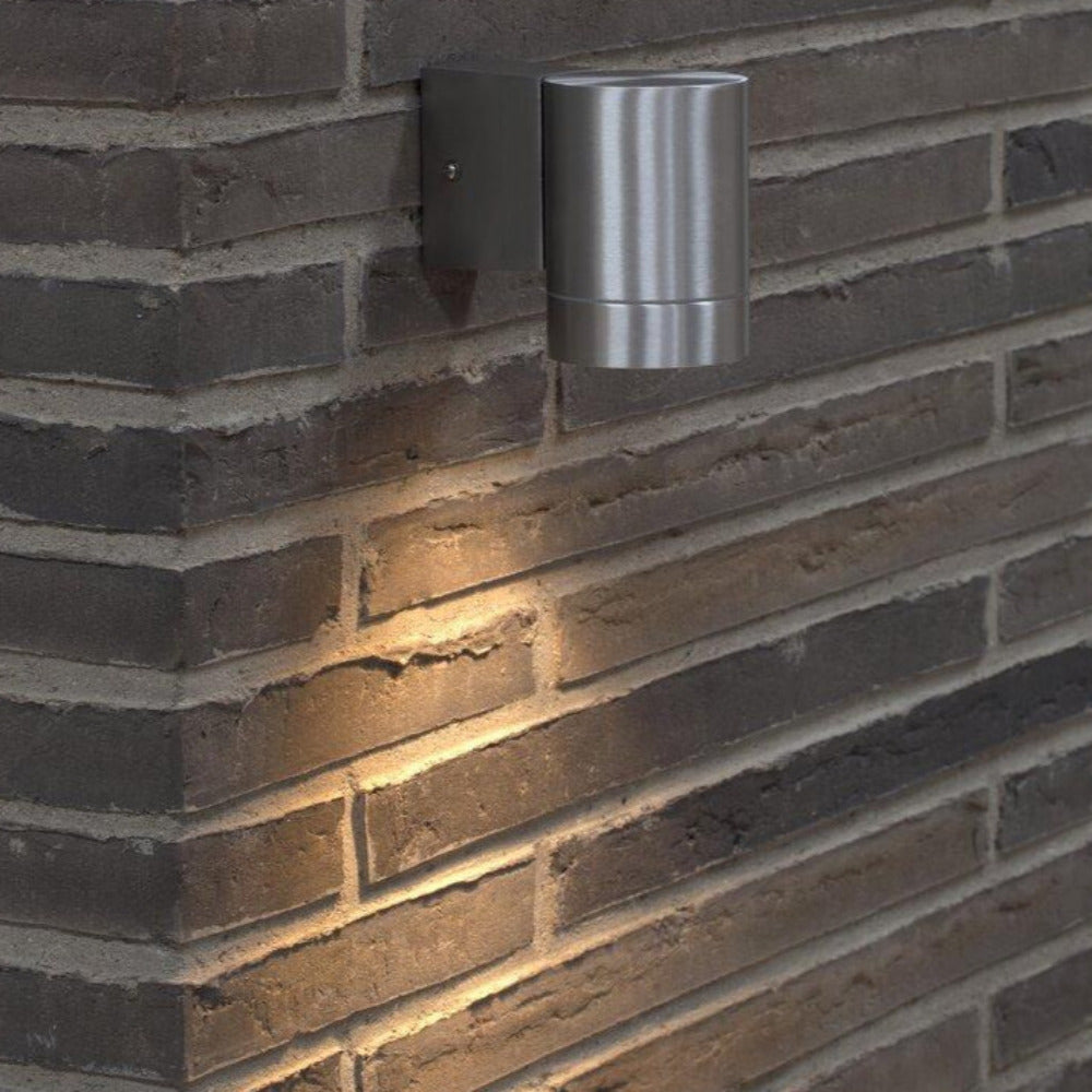 Tin Maxi 1 Light Exterior Wall Light Aluminium - 21509929