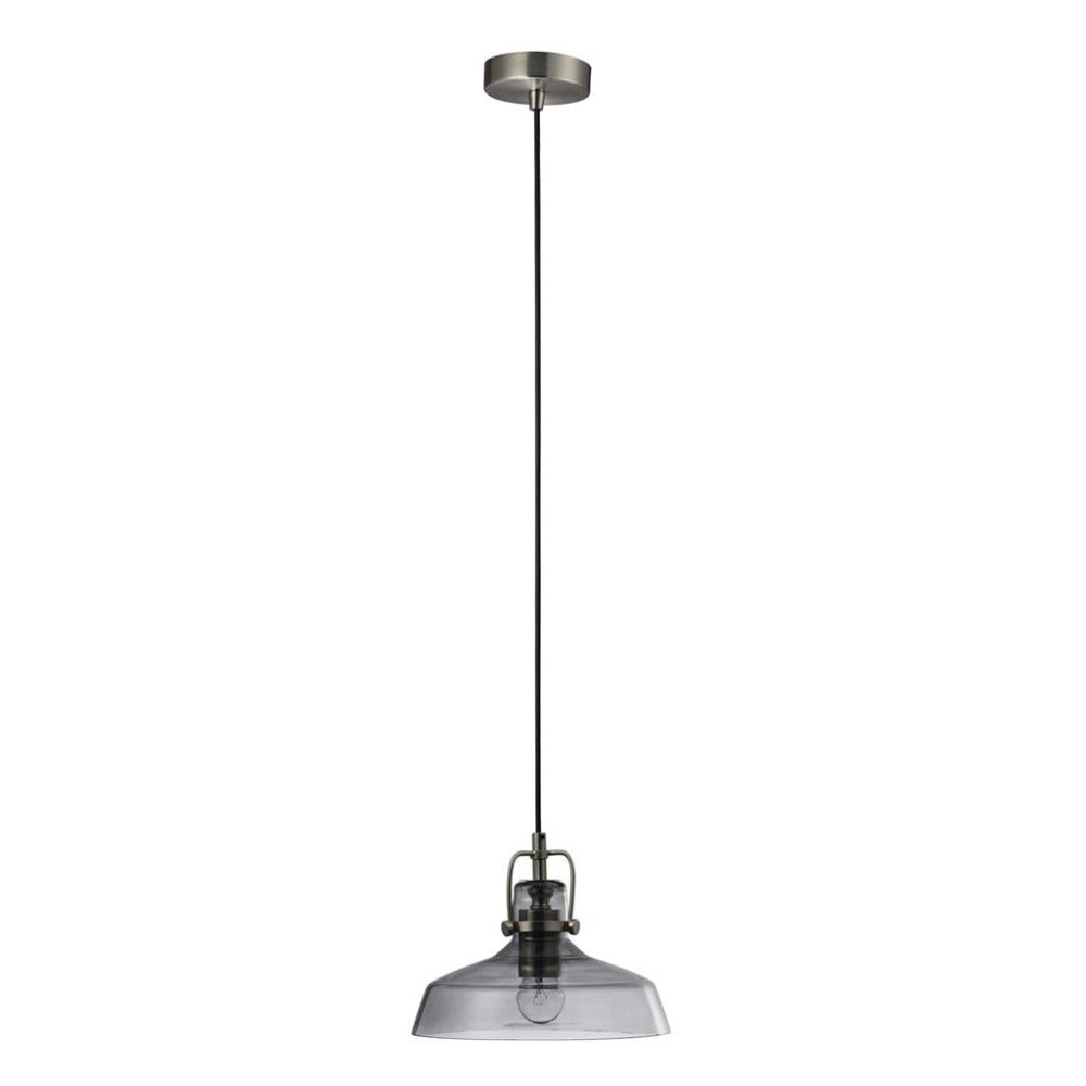 Buy Pendant Lights Australia Hoist Pendant Light W240mm Smoke Glass - 22732