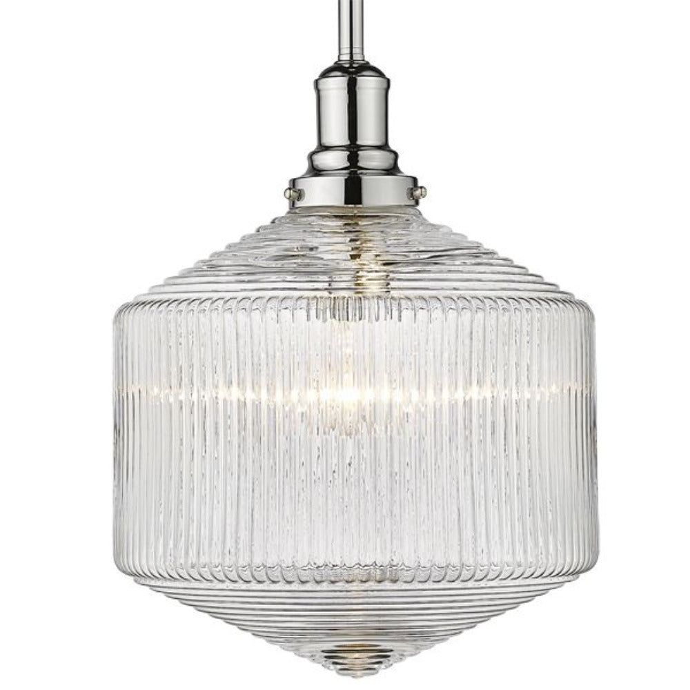 Buy Pendant Lights Australia Jefferson Large 1 Light Pendant Chrome - 1001251