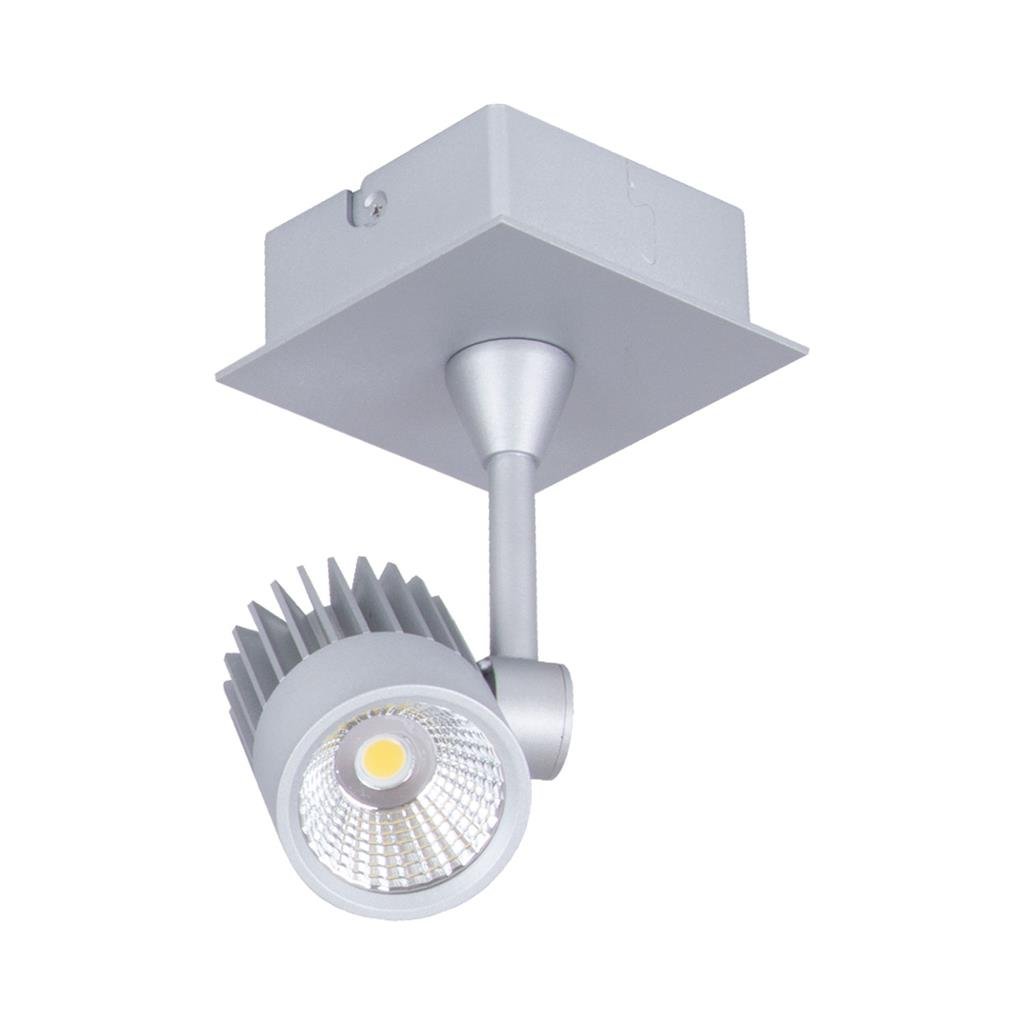 Jet LED Spotlight 10W Silver Aluminium 5000K - 20649