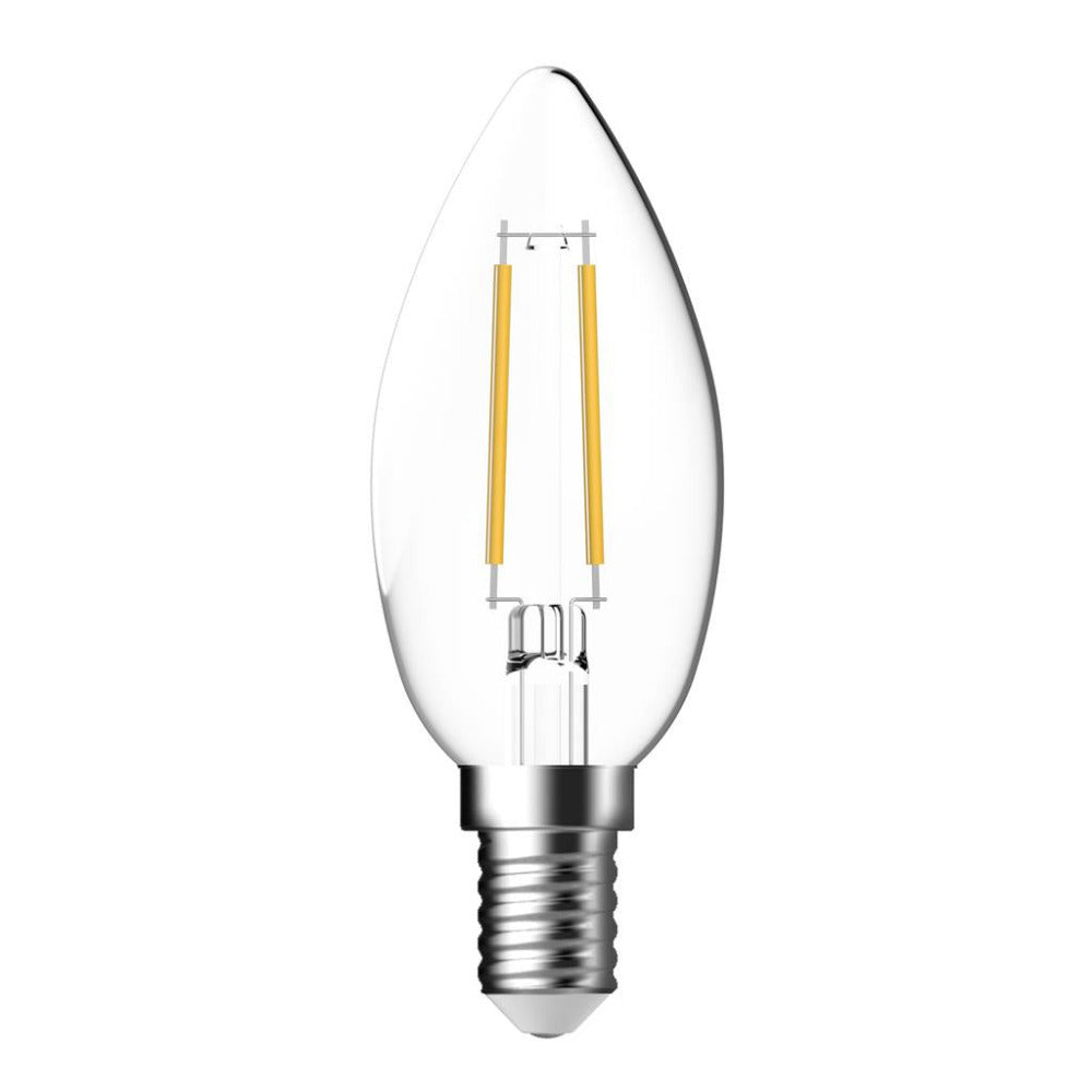 Buy LED Filament Globes Australia Candle LED Filament Globe SES 240V 4.8W Clear Glass 6500K - 65925