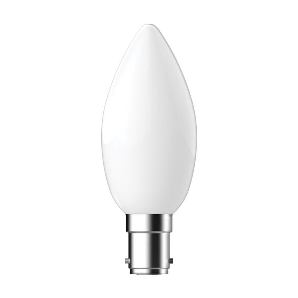 Candle LED Filament Globe SBC 240V 4.8W Frosted Glass 2700K - 65966