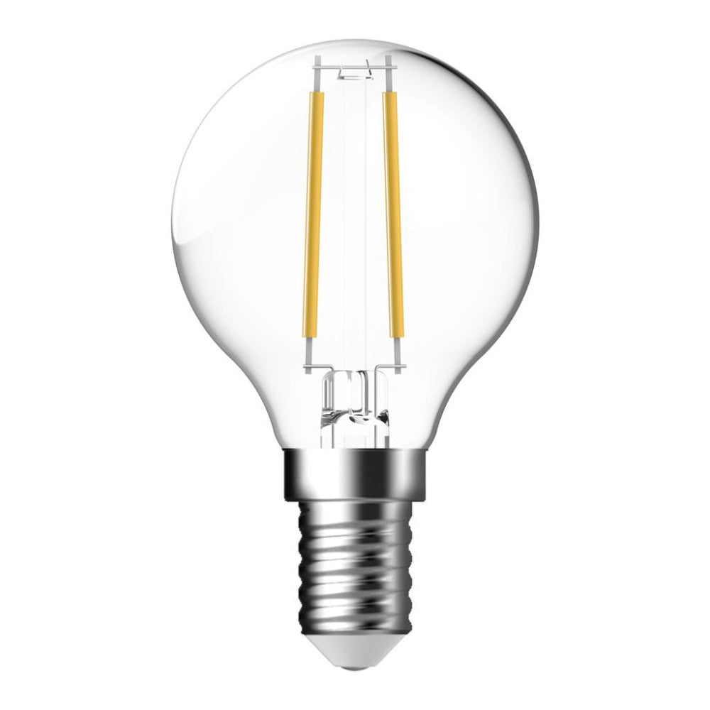 Buy LED Filament Globes Australia Fancy Round LED Filament Globe SES 240V 4.8W Clear Glass 6500K - 65927