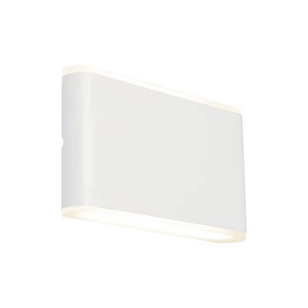 Madera LED Exterior Wall 2 Lights White Metal 3 CCT - MADE2EWHT
