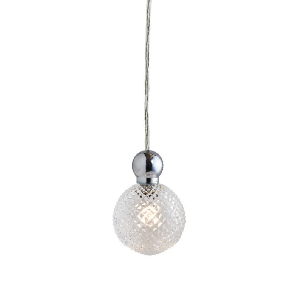 Uva LED Mini Pendant Multi 12V W70mm Crystal - LA10196M