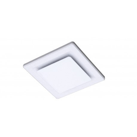 OVATION 250 Universal Side Ducted Exhaust Fan Square White - OVA250SQ