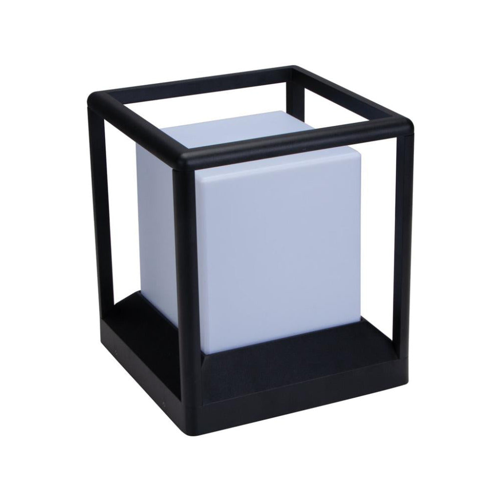 Buy Pillar & Pedestal Lights Australia Pilla Cubed Pillar Light Black - 10993