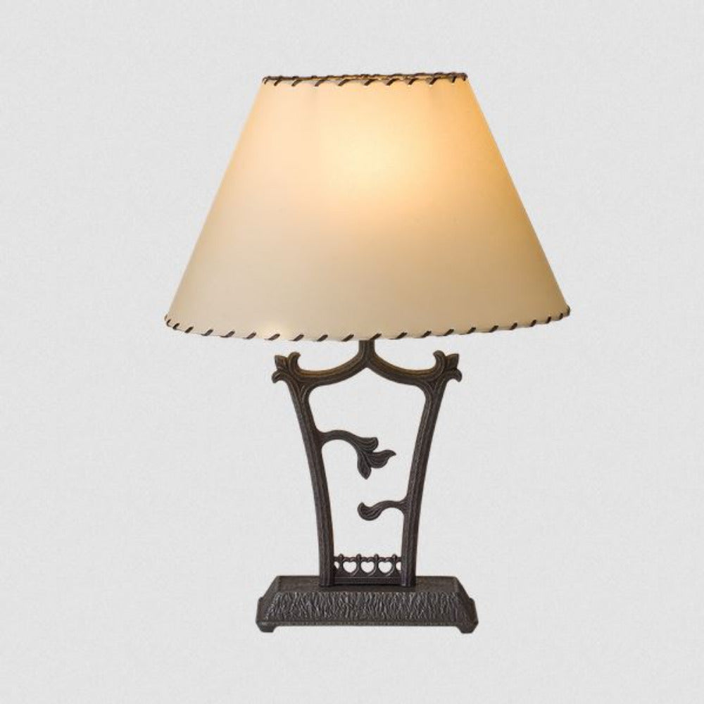 Italian Table Lamp W380mm Charcoal Iron - TLYD168