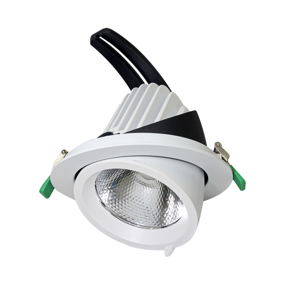 NEWMAN III S9525 Rotable Round Scoop Dimmable LED Shoplight White 15W 3000K - S9525/92WW/WH