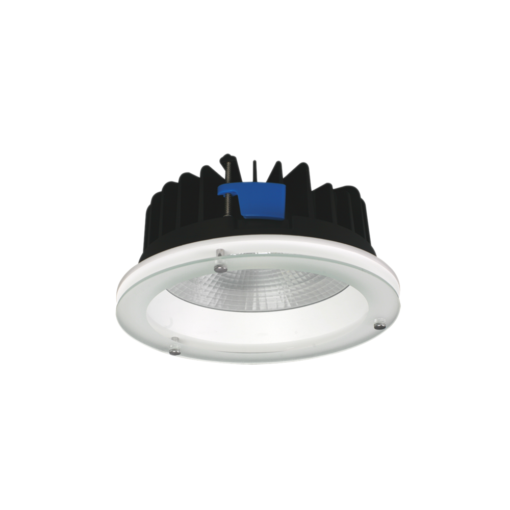 UNI Round Recessed LED Downlight 50W White Aluminium 3000K - S9658WW WH RG