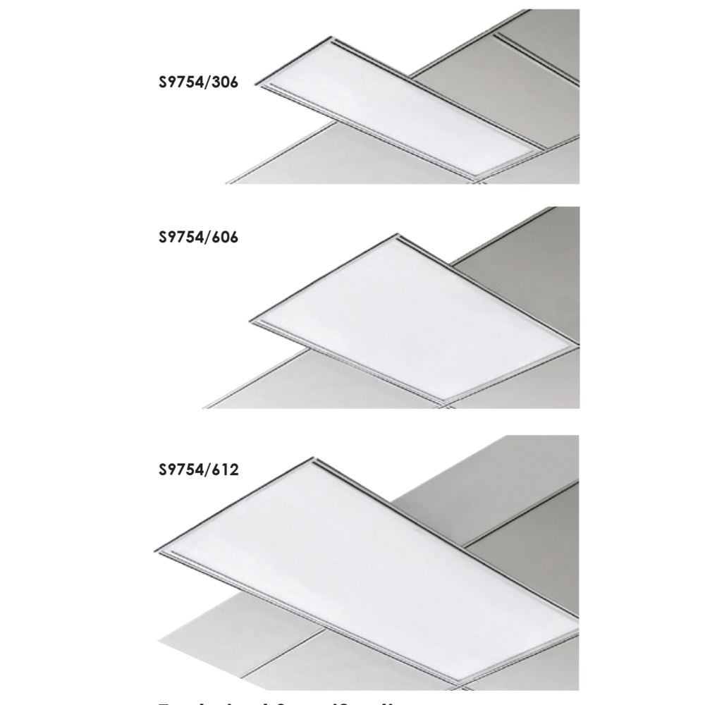 PANEL MK II S9754 LED Panel 18W TRI Colour 595mm - S9754/306TC