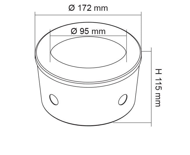 Buy Accessories & More Australia S9913 Concrete Can Insert - S9913