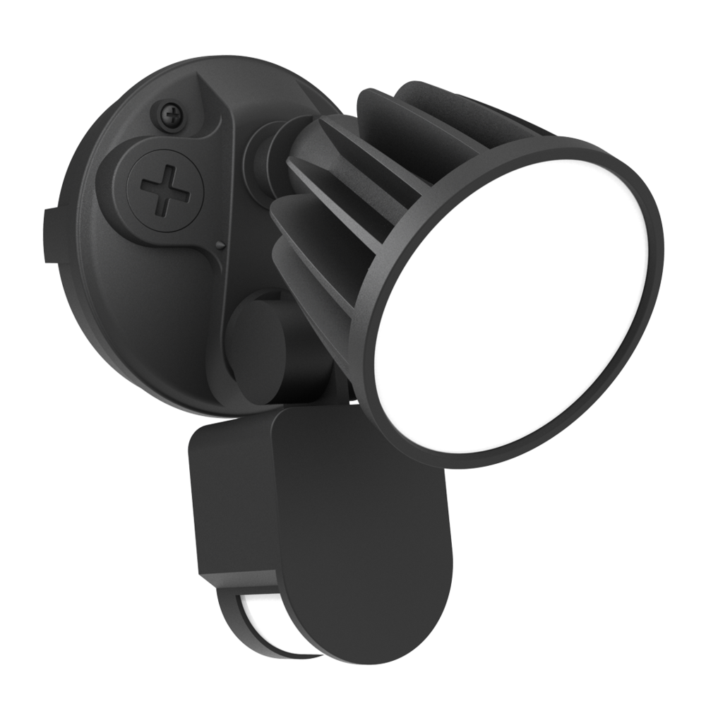 STARGEM III SES70801TC 1 Light LED Floodlight Black 15W TRI Colour IP54 With Sensor - SES7080/1TC/BK