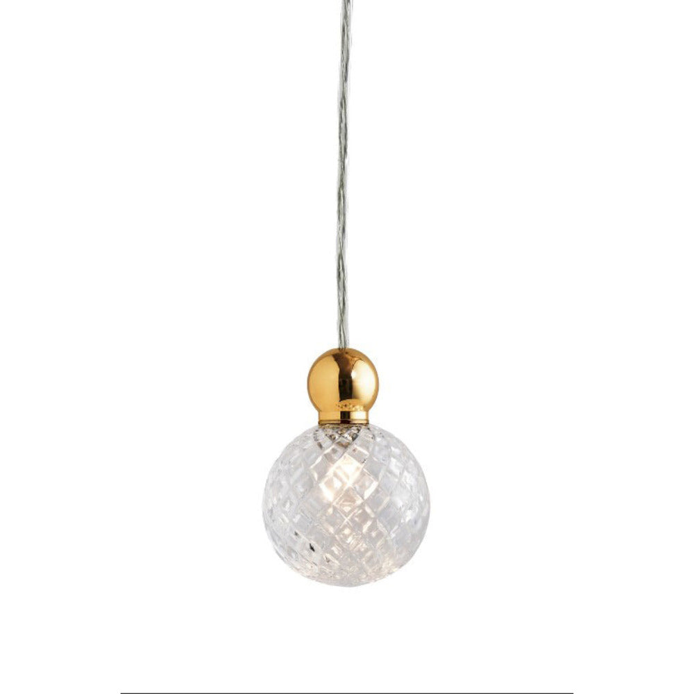 Uva LED Mini Pendant Multi 12V W70mm Crystal - LA10196M