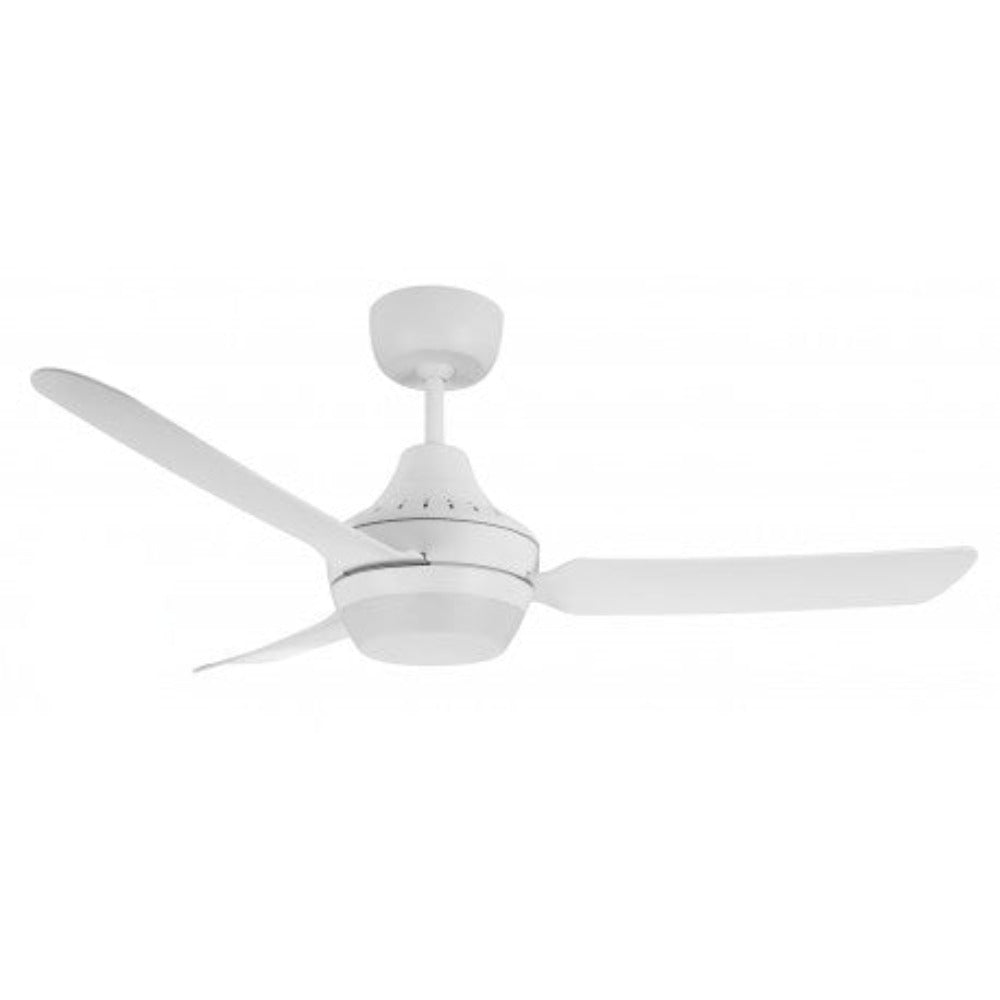 STANZA AC Ceiling Fan 48" White with Light - STA1203WH-L