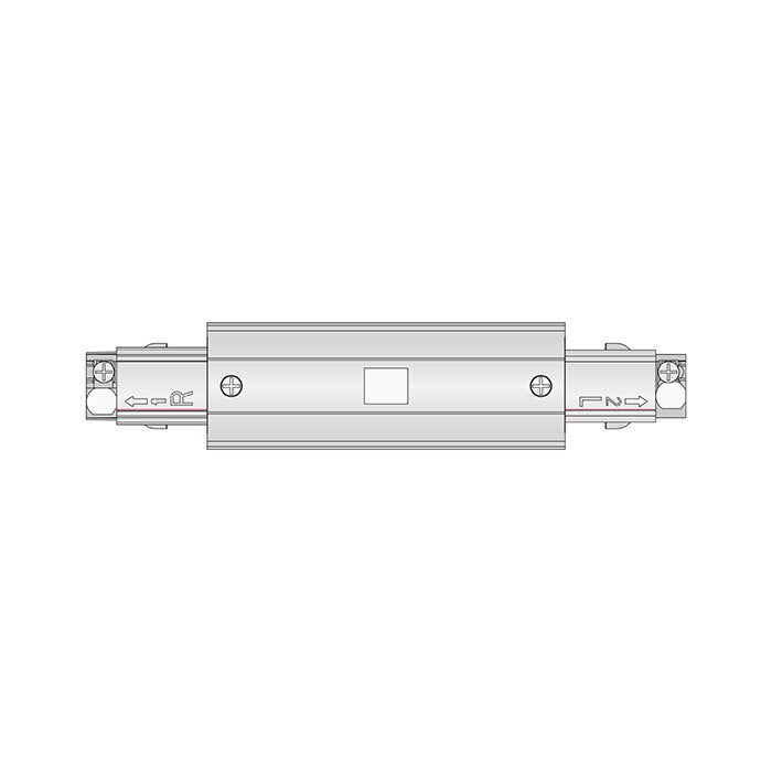 Buy Three Circuit Tracks & Accessories Australia STR Straight Connector For Three Circuit Track White