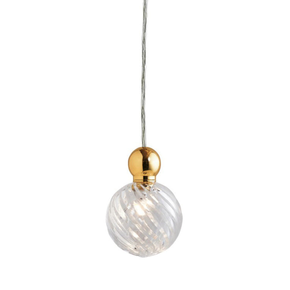 Uva LED Mini Pendant 12V W70mm Crystal - LA10196