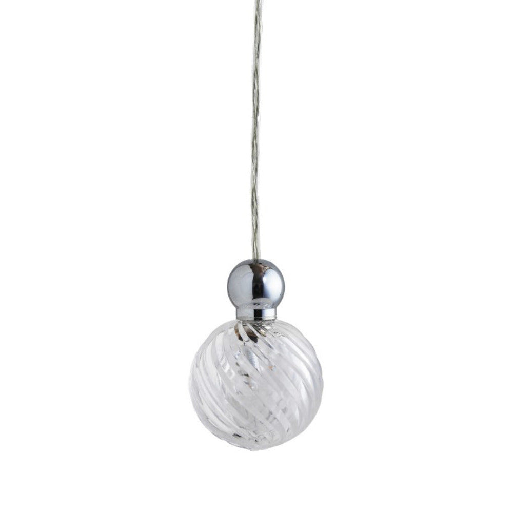 Uva LED Mini Pendant 12V W70mm Crystal - LA10196