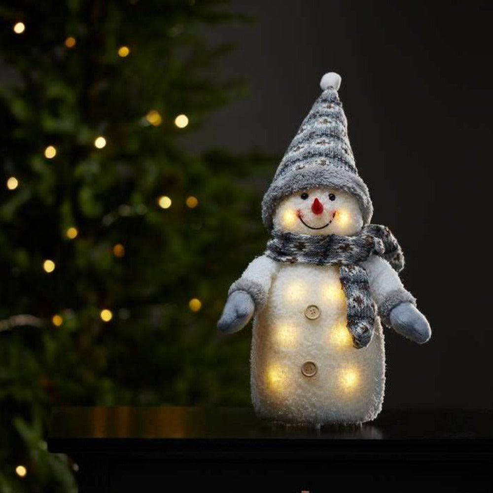 XMAS Joylight Snowman DEC Grey 380 mm - 411222