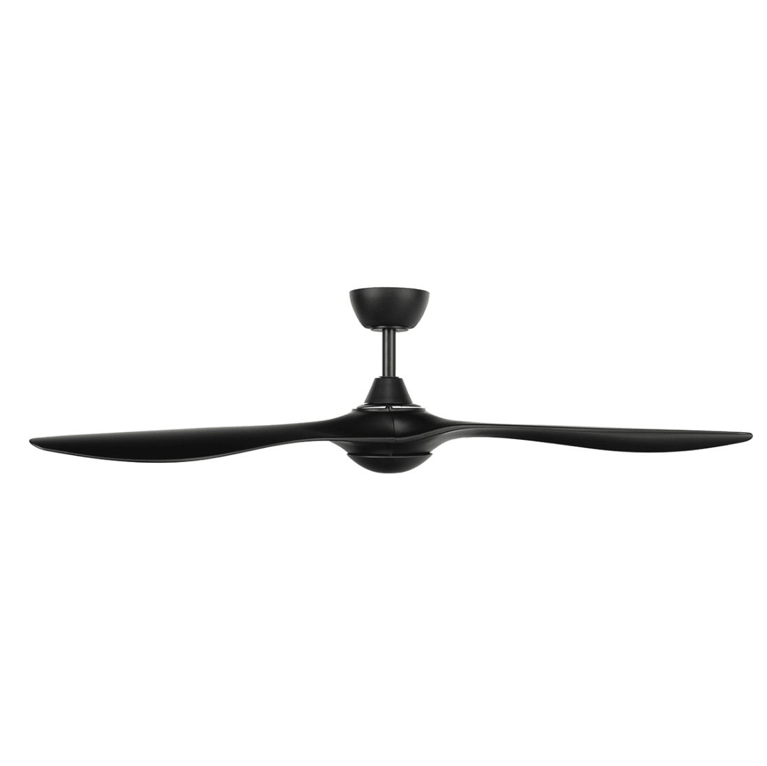 Buy DC Ceiling Fans Australia MALTA DC Ceiling Fan 52" Matt Black Moulded ABS Blade - 21841/06